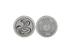 Серебряная монета сувенирная «Змея»